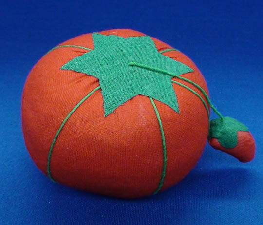 Tomato Pin Cushion Fabric - Notions