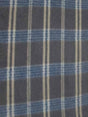 Tartan Plaid Polar Fleece Fabric Blue Gray Sold By The Yard