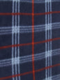 Tartan Plaid Polar Fleece Fabric Navy/Red
