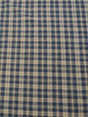 Tartan Plaid Uniform Apparel Flannel Fabric Khaki/Blue