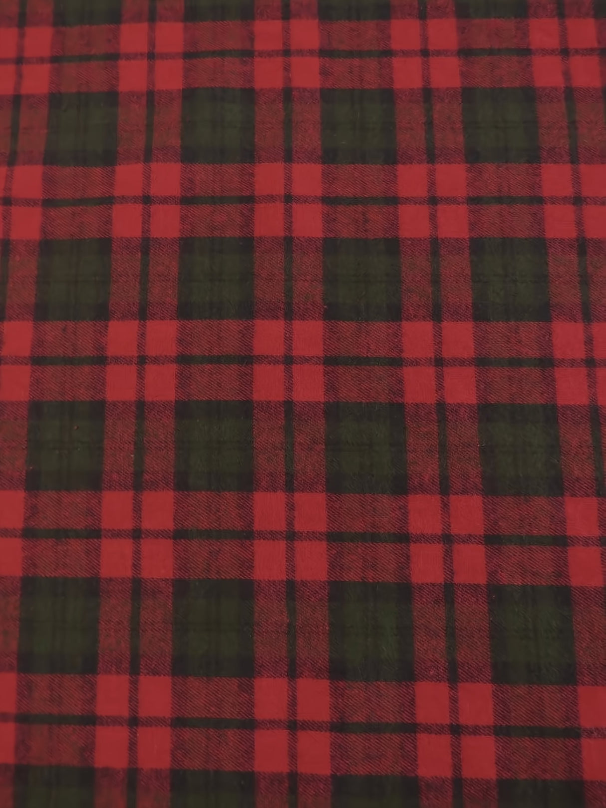 Tartan Plaid Uniform Apparel Flannel Fabric Red Green Blue