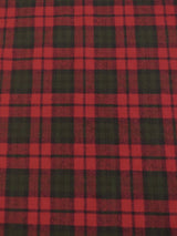 Tartan Plaid Uniform Apparel Flannel Fabric Red Green Blue