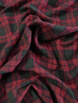 Tartan Plaid Uniform Apparel Flannel Fabric Red Green Blue