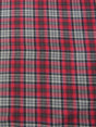 Tartan Plaid Uniform Apparel Flannel Fabric Red Gray