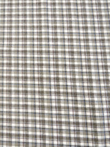 Tartan Plaid Uniform Apparel Flannel Fabric Sage/White