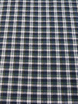 Tartan Plaid Uniform Apparel Flannel Fabric Navy/Green