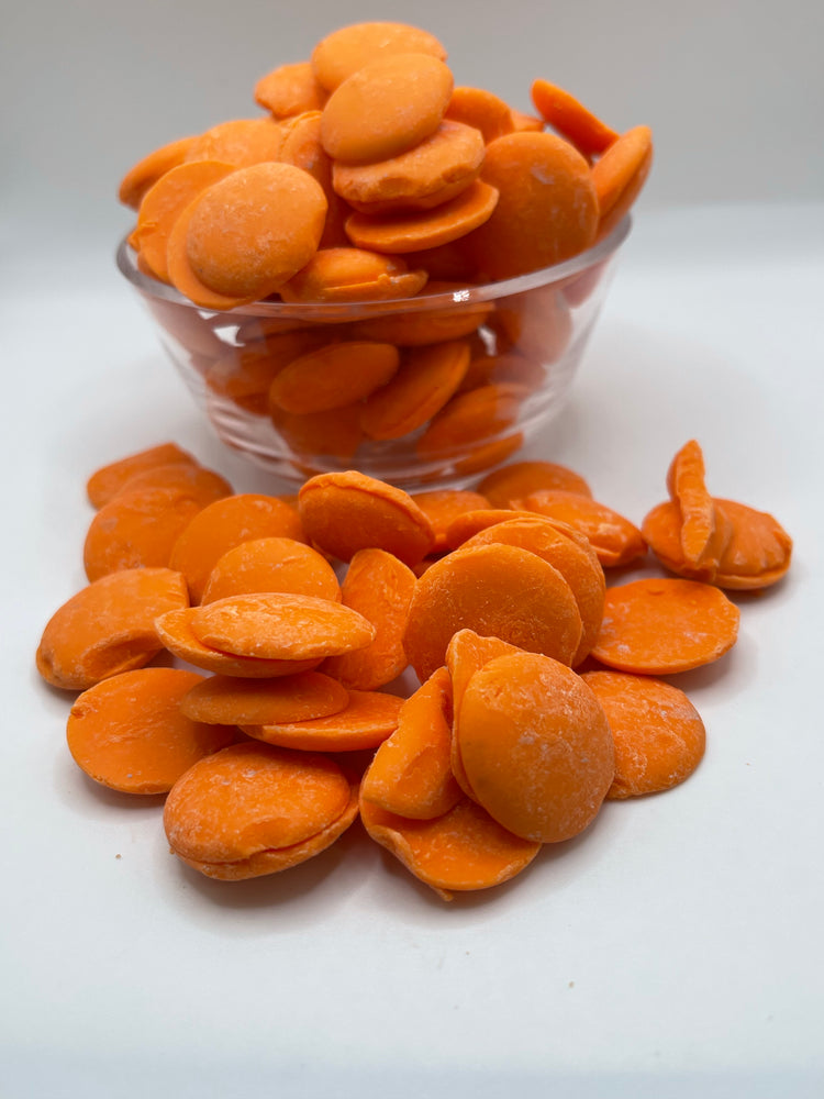 Merckens Orange Chocolate Candy Melts – 2.5lbs