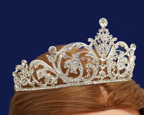 Silver Crystal Rhinestone Tiara