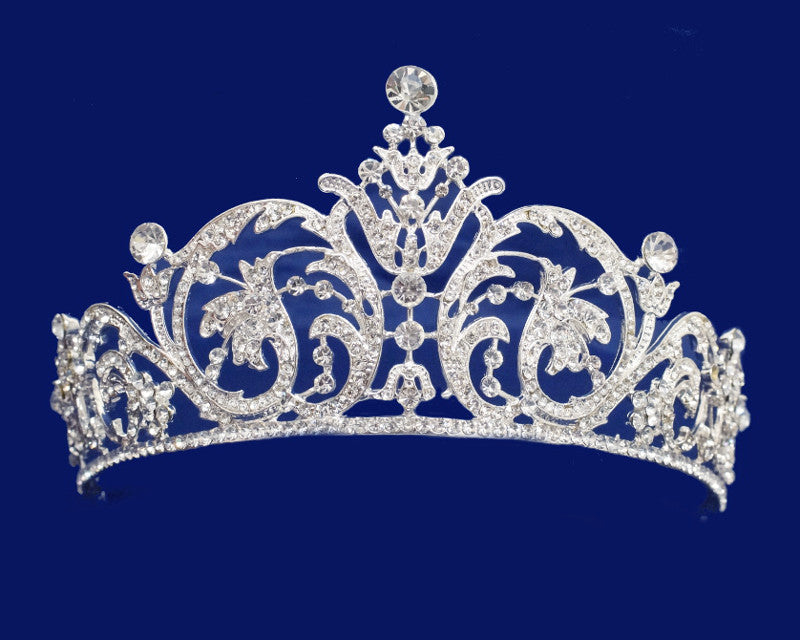 Silver Crystal Rhinestone Tiara
