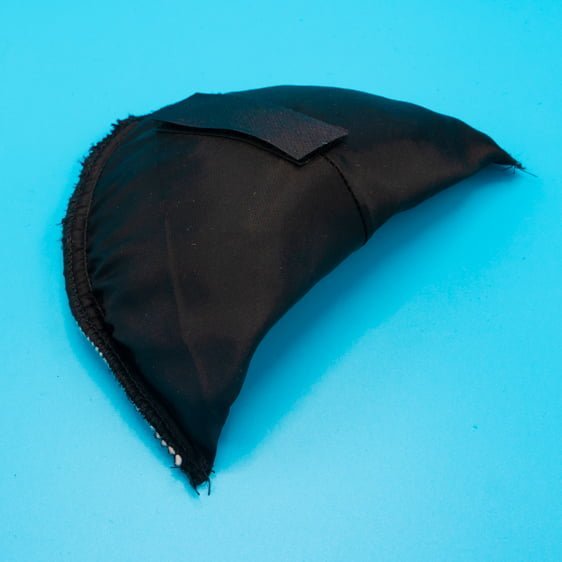 Thick Taffeta Covered Fiber With Velcro - Black Or White