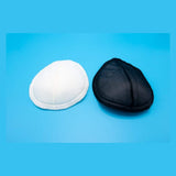 Covered Molded Raglan Shoulder Pads Fabric - Black, 1/2"