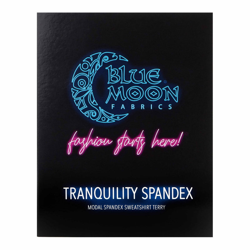 Tranquility Modal Spandex Color Card - Blue Moon Fabrics, 22 Colors, 8.5" X 8.5" Swatches (1 Card)
