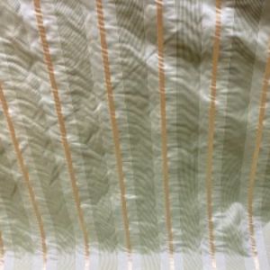 Tresse Silk Fabric - Multi-Colored Stripe, 54" Width (1 Yard)