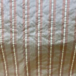 Tresse Silk Fabric - Multi-Colored Stripe, 54" Width (1 Yard)