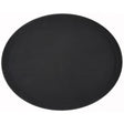 Winco TRH-2722K Easy Hold Tray, 22" x 27" Oval, Black