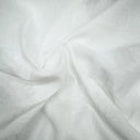 Trinity Polyester Fabric - Solid Sheer, White, 126" Width (1 Yard)
