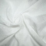 Trinity Polyester Fabric - Solid Sheer, White, 126" Width (1 Yard)