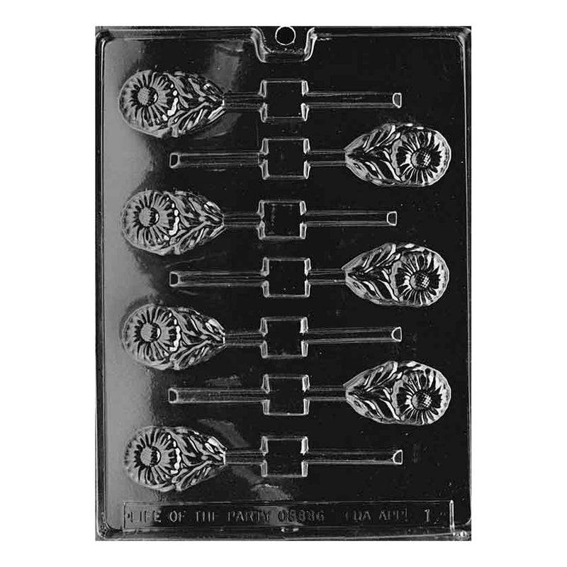 Small Daisy Lolly Chocolate Mold - LPF013