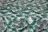 Tropical Paradise Polyester Fabric - Tropical Flower Print, Champagne, 58/60" Width (1 Yard)