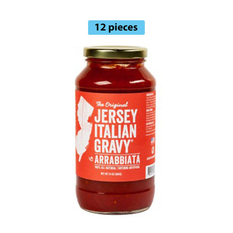 JERSEY ITALIAN GRAVY ARRABBIATA 24 OZ JAR