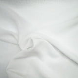 Tucker Solid Sheer Polyester Fabric - White, 126" Width (1 Yard)