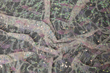 1 Yard Elegant Re-Embroidery Lace Fabric with Cord, 52"/54" Wide | Premium Design for Gowns, Décor & More