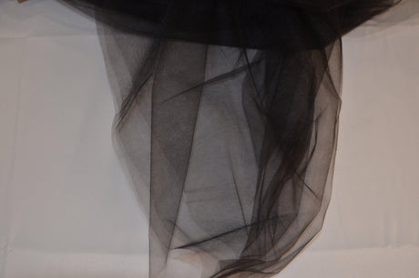 Bridal Tulle Illusion Nylon Tulle Fabric - Sheer Soft Bridal Veil, 108" Width (50 Yard Bolt)