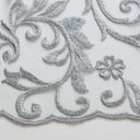 1 Yard Tulle Lace Fabric with Intricate Embroidery, 50/52" Wide 100% Polyester