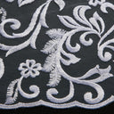 1 Yard Tulle Lace Fabric with Intricate Embroidery, 50/52" Wide 100% Polyester