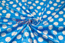 Polka Dot Charmeuse Satin Fabric - 58/60" Width, Multiple Colors, 1.5" Dots (1 Yard)