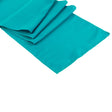 Turquoise Polyester Table Runner