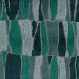 Cut Velvet Upholstery Fabric by the Yard - Twiggy Geometric Pattern