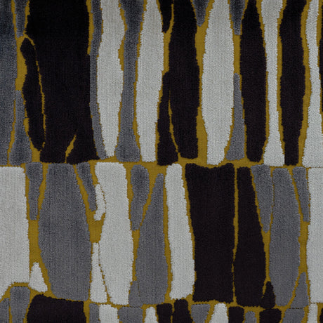 Cut Velvet Upholstery Fabric by the Yard - Twiggy Geometric Pattern