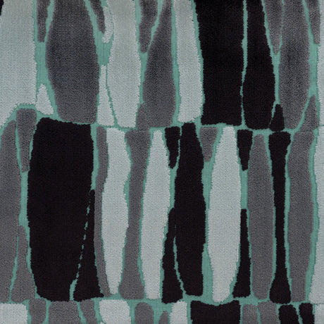 Cut Velvet Upholstery Fabric by the Yard - Twiggy Geometric Pattern