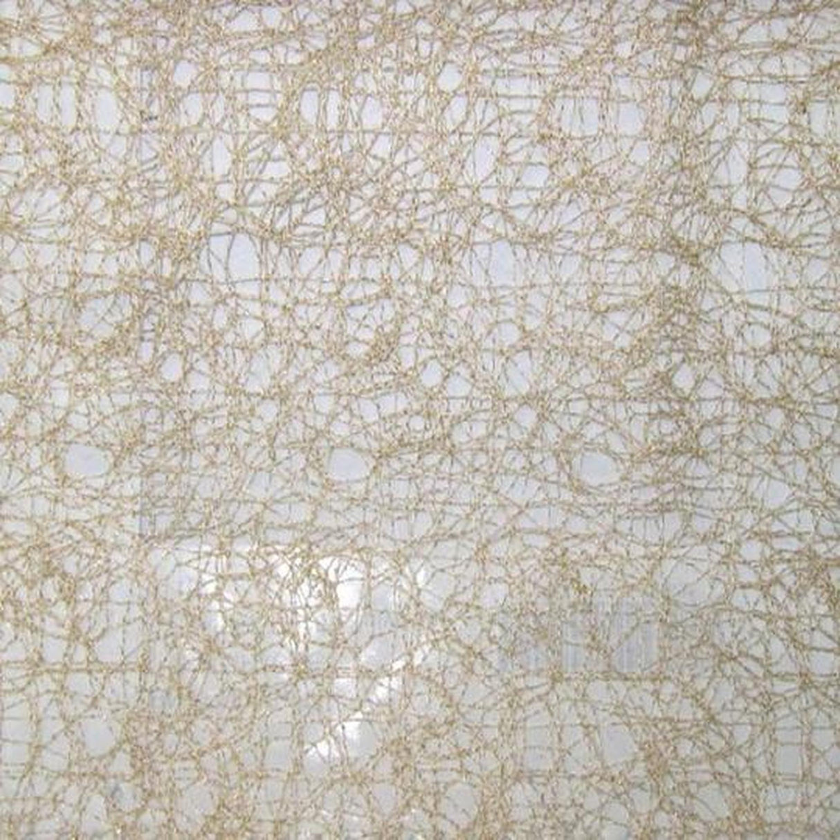 Twilight Fabric Polyester Fabric - Metallic Sheer Swirl Pattern, 110" Width (1 Yard)