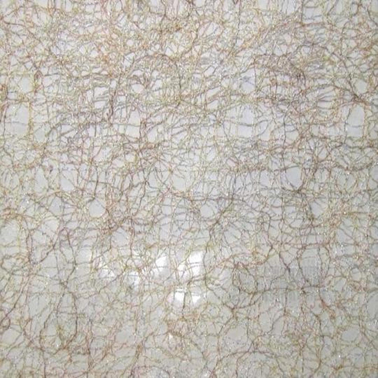 Twilight Fabric Polyester Fabric - Metallic Sheer Swirl Pattern, 110" Width (1 Yard)