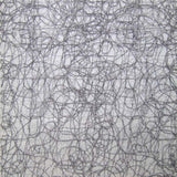 Twilight Fabric Polyester Fabric - Metallic Sheer Swirl Pattern, 110" Width (1 Yard)