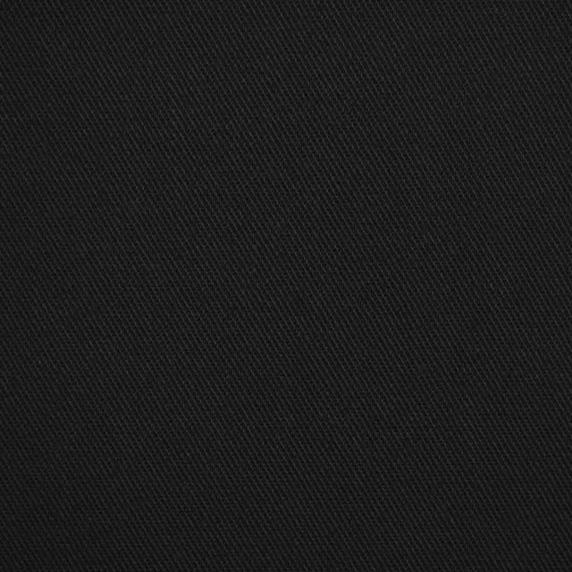 Black Poly Cotton Twill Fabric