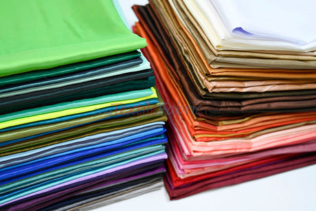 Two Tone Taffeta Polyester Fabric - Solid Colors, 58/60" Width (1 Yard)