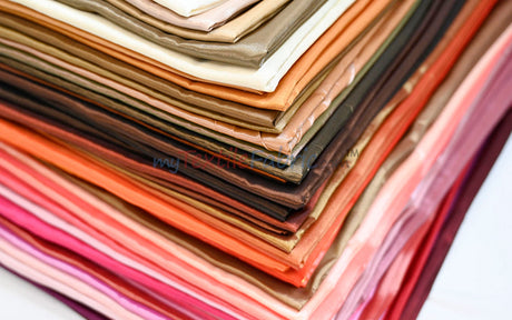 Two Tone Taffeta Polyester Fabric - Solid Colors, 58/60" Width (1 Yard)
