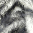 Gray Faux Fur Candy Shaggy Fabric Long Pile,