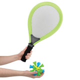 Jumbo Badminton Racket And Bouncy Birdie (1 Set)