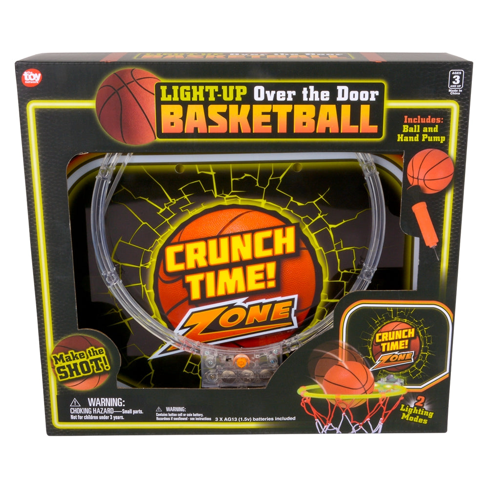 Light-Up Over The Door Basketball Set