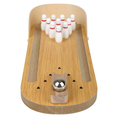 Wooden Bowling Game Desktop Mini Set