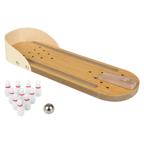 Wooden Bowling Game Desktop Mini Set