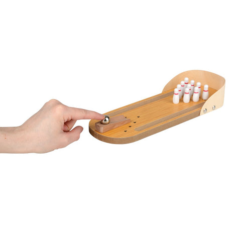 Wooden Bowling Game Desktop Mini Set