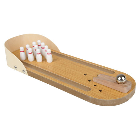 Wooden Bowling Game Desktop Mini Set