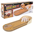 Wooden Bowling Game Desktop Mini Set