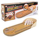 Wooden Bowling Game Desktop Mini Set