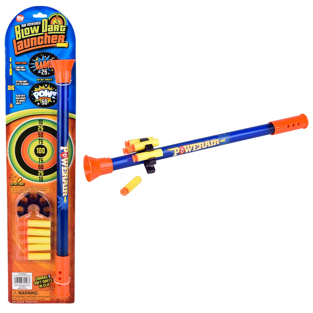 Plastic Blow Darts 18" (1 DZ)